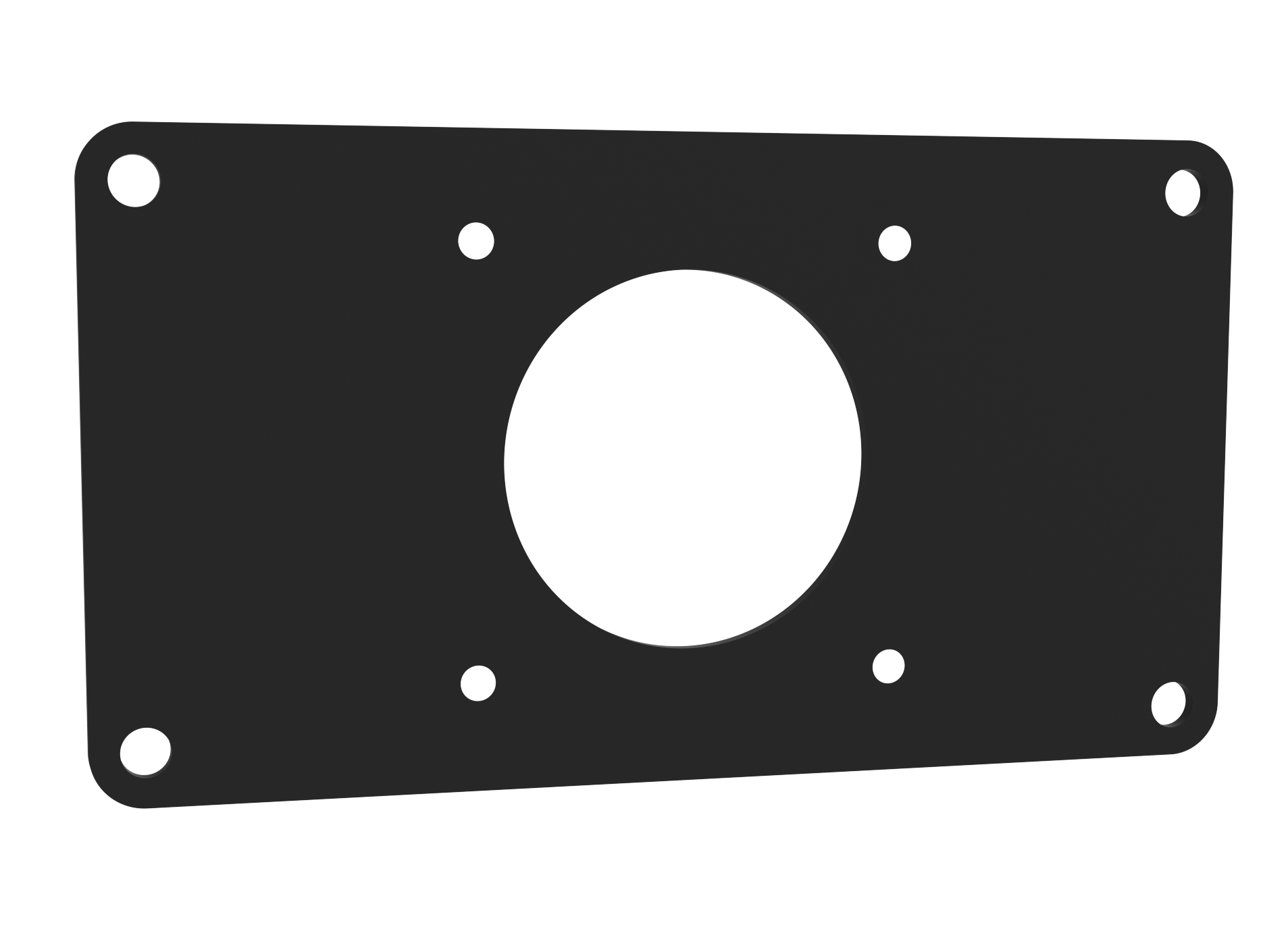 Montageplaat 200 x 100