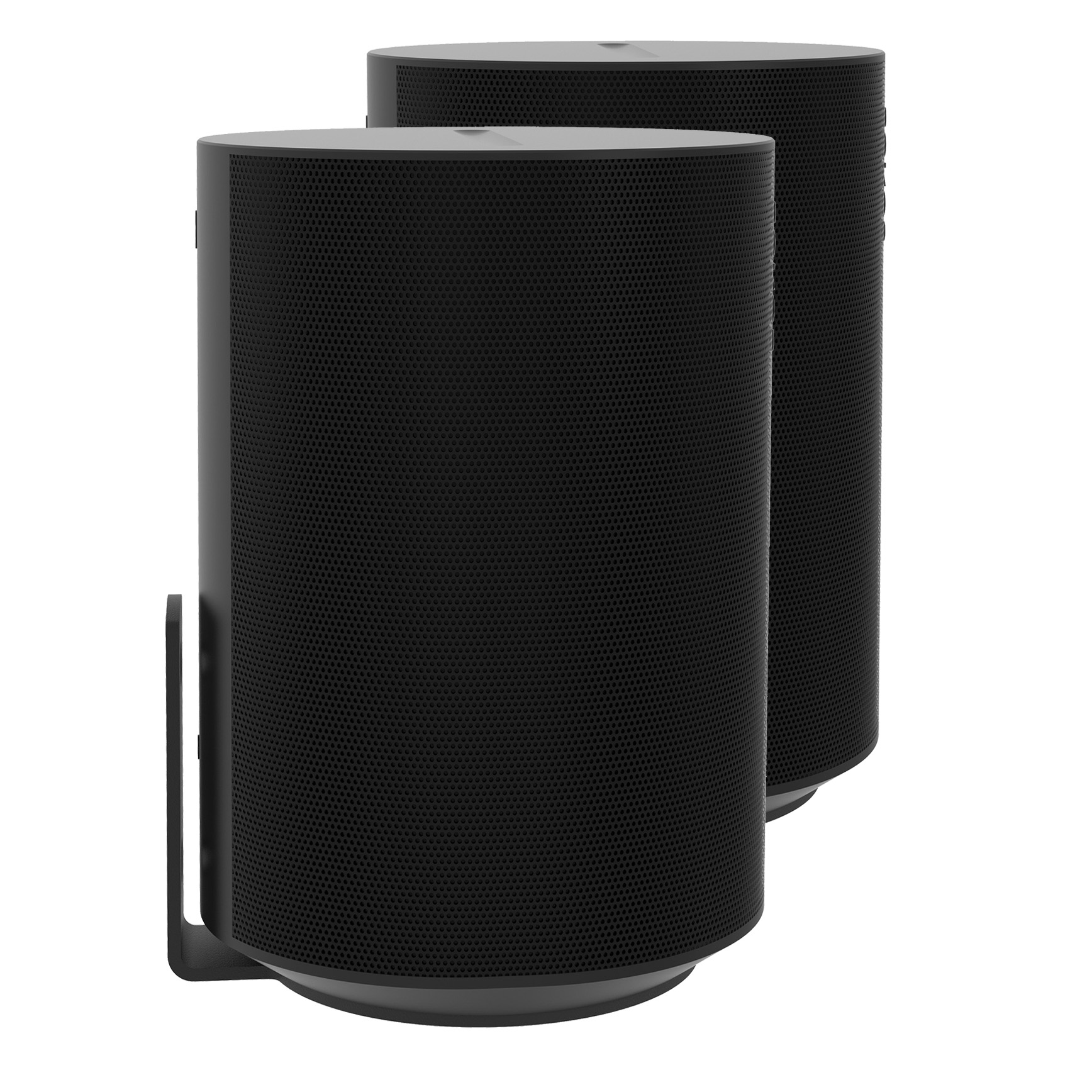 Ultra slim muurbeugel set draaibaar voor Sonos ERA 100 zwart