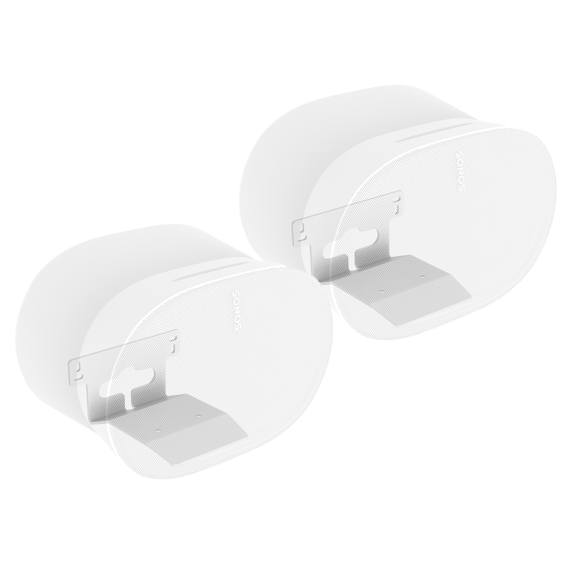 Ultra slim muurbeugel set voor Sonos ERA 300 wit