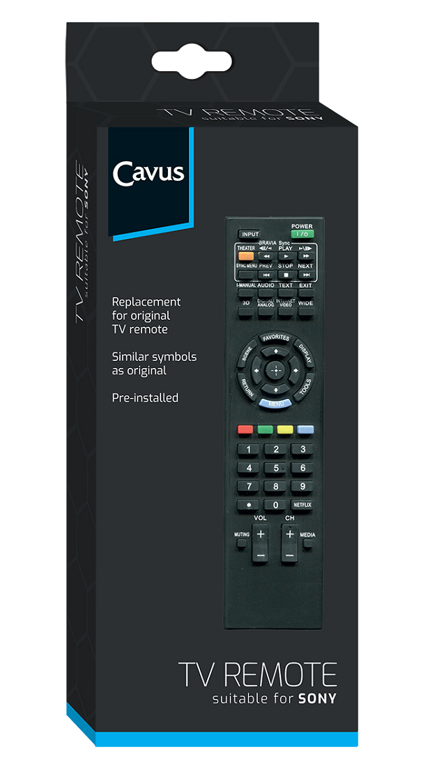 TV afstandsbediening voor Sony