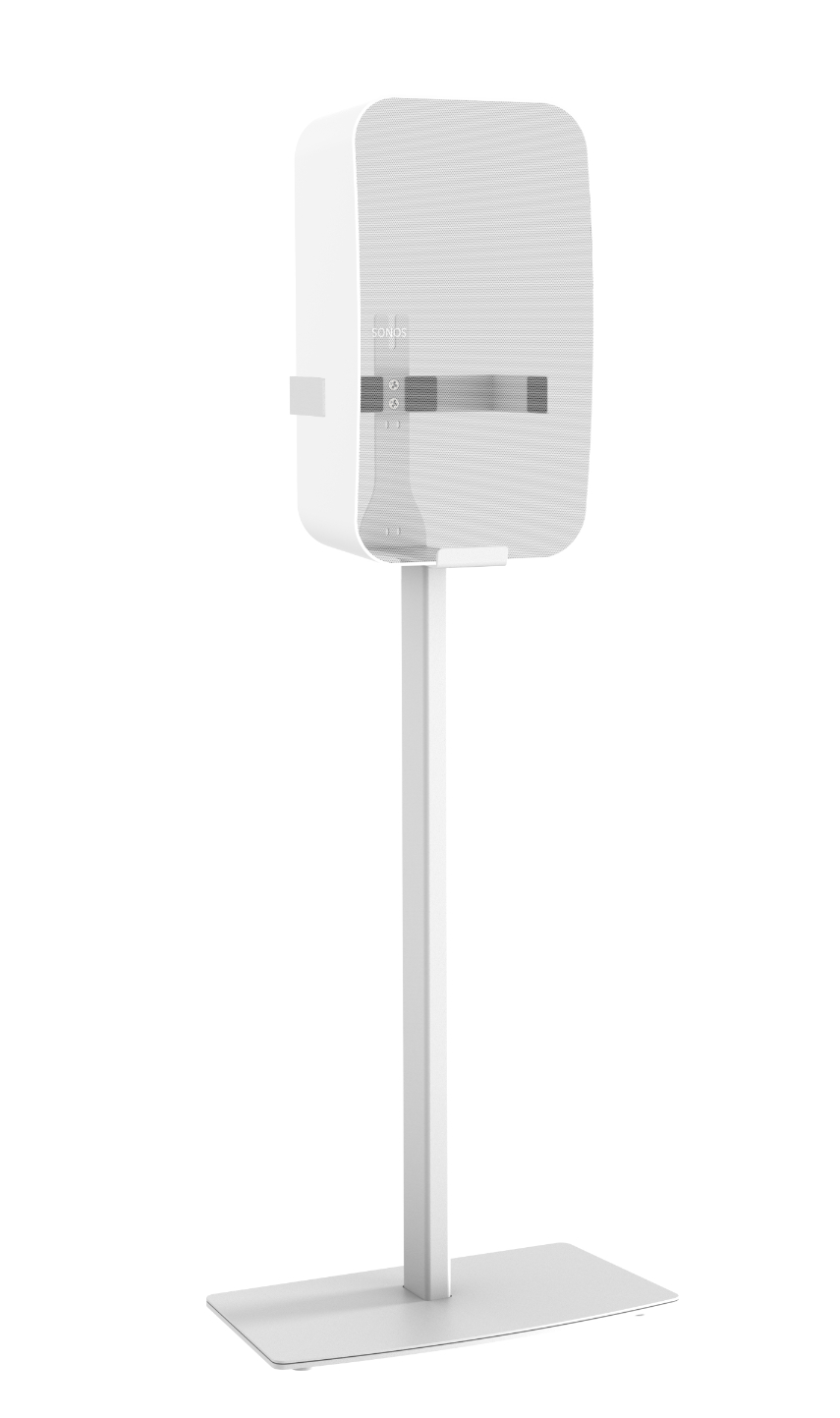 Vloerstandaard verticaal voor Sonos FIVE & Play:5 (gen 2) wit