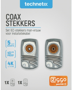 Set coax-pluggen 4G/LTE-Proof [ZIGGO geschikt]