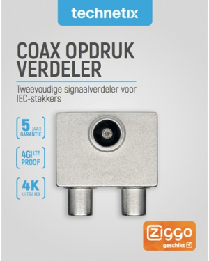 TV splitter PTSX-02-S [ZIGGO geschikt]