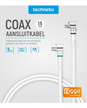 Coaxkabel RLA++21 - 1,5 mtr. [ZIGGO geschikt]