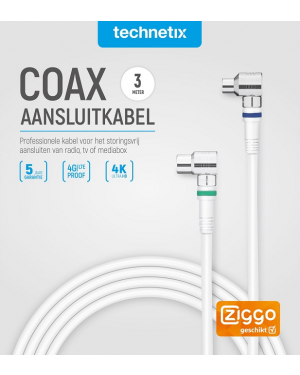 Coaxkabel RLA++21 - 3 mtr. [ZIGGO geschikt]