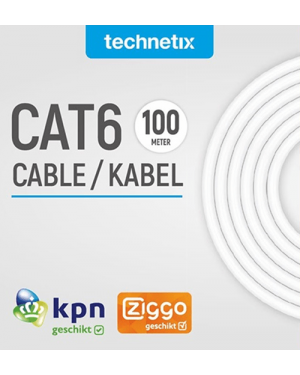 Cat 6 UTP kabel rol 100 mtr.