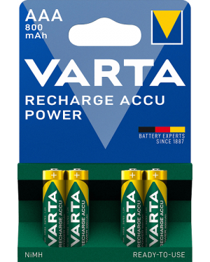 Oplaadbare batterij Ready2Use 800mAh [AAA] blister 4