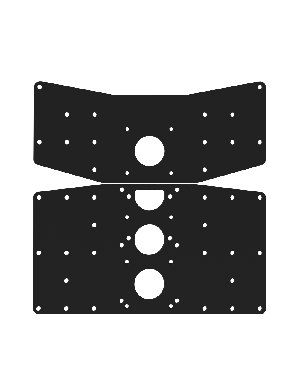 Mounting plate Universal 75x75 to 400x400