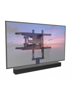 Draaibare muurbeugel met Yamaha Soundbar frame