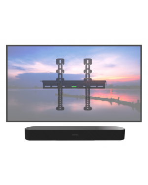 ''Wandhalterung für Sonos Beam schwarz & 37-70'''' TV''