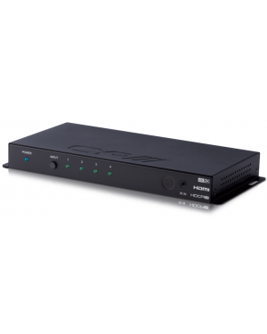 4-Way HDMI Switcher (4K, HDCP2.2, HDMI2.0, IR)