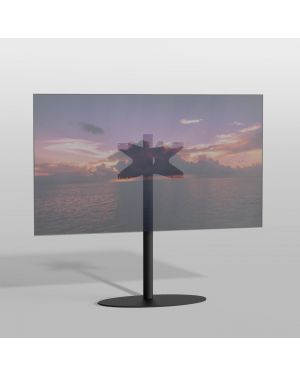 Floor stand ELLIPS black 100cm VESA 400x200