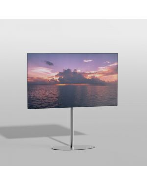 Floor stand ELLIPS Stainless steel 120cm MULTI FIT VESA 75x75 to 400x400