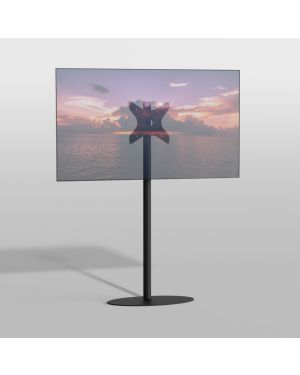Floor stand ELLIPS black 150cm VESA 300x300
