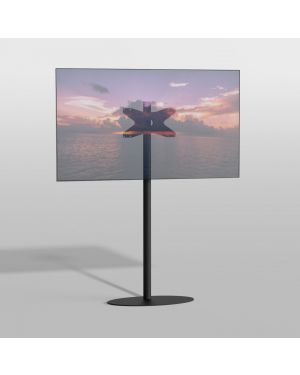 Floor stand ELLIPS black 150cm VESA 400x200