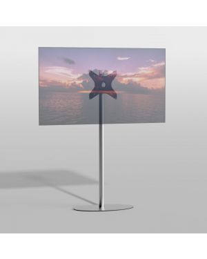 Floor stand ELLIPS Stainless steel 150cm VESA 300x300