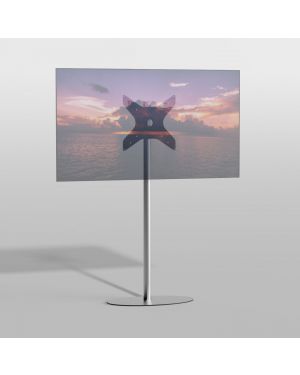 Floor stand ELLIPS Stainless steel 150cm VESA 400x400