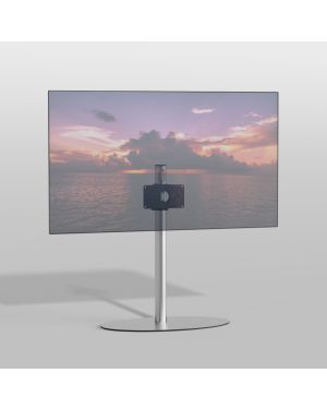 Floor stand ELLIPS Stainless steel 80cm VESA 200x100