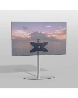 Floor stand ELLIPS Stainless steel 80cm VESA 400x200