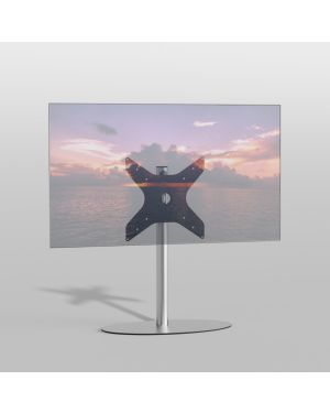 Floor stand ELLIPS Stainless steel 80cm VESA 400x400