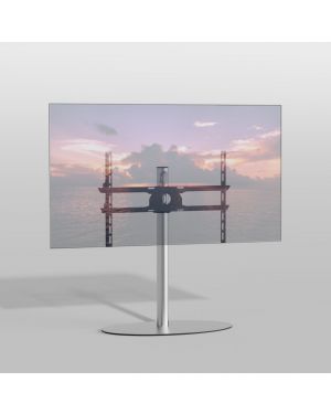Floor stand ELLIPS Stainless steel 80cm VESA 600x400