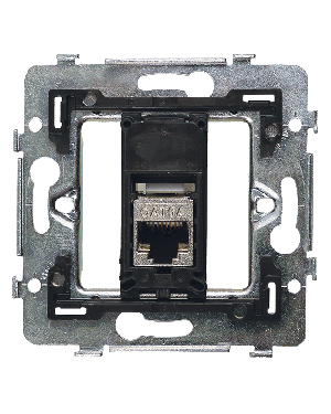 IDC 1000M BE - Data wandcontactdoos 1x RJ 45 inbouw, Niko compatible
