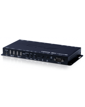 HDMI or VGA over IP Receiver with USB support (4K, HDCP2.2, PoE))