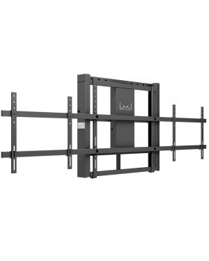 Motorized Wallmount Dual Screen 160 kg SD [zwart]
