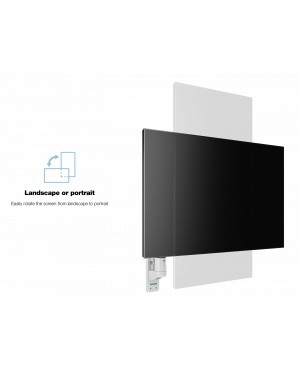 Monitorsteun - VESA Gas Lift Arm Wall Basic [wit]