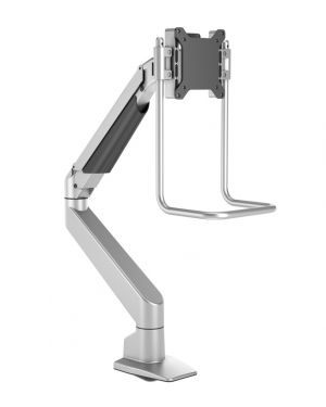 Monitorsteun - VESA Gas Lift Arm Single met hendel  [zilver]