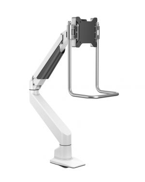 Monitorsteun - VESA Gas Lift Arm Single met hendel [wit]