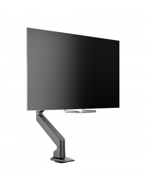 Monitorsteun - VESA Gas Lift Arm Single HD met hendel [zwart]