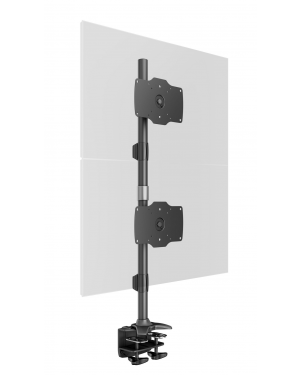 Monitorsteun - VESA Desktopmount Dual Vertical Desk Clamp 24-32''