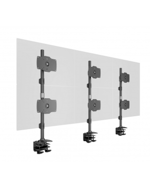 Monitorsteun - VESA Desktopmount Sixth Vertical Desk Clamp 24-32''