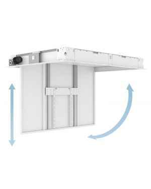 Motorized Ceilingmount Inverted Extensional with lid 65-86''