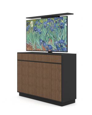AV Kast met TV-Lift 65'' [walnoot]