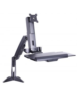 Flex Desk Workstation voor monitor en toetsenbord