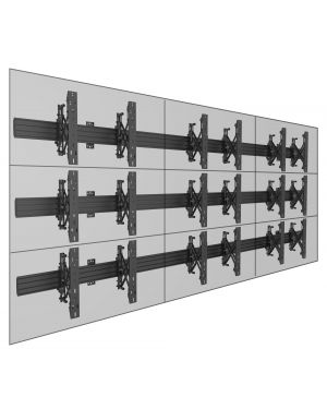Pro Series - Wallmount Pro MBW3x3U Push In Pop Out [zwart]