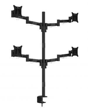 Monitorsteun - VESA Deskmount Officeline Quad [zwart]