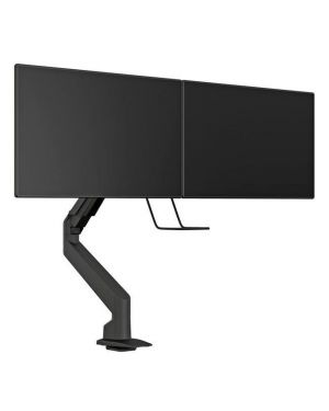 Monitorsteun - VESA Gas Lift Arm Single met Duo-Crossbar [zwart]
