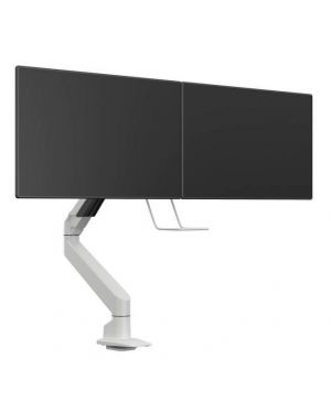 Monitorsteun - VESA Gas Lift Arm Single met Duo-Crossbar [wit]