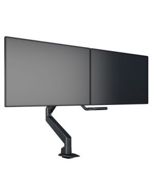 Monitorsteun - VESA Gas Lift Arm met Duo-Crossbar [zwart]