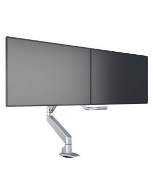 Monitorsteun - VESA Gas Lift Arm met Duo-Crossbar [wit]