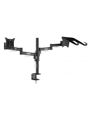 VESA Deskmount Officeline Dual 2 Laptopholder [zwart]