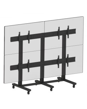 Public Video Wall Stand 4 screens 65-75 ''[black]