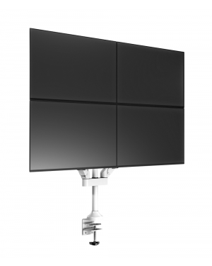 Monitorsteun - VESA Gas Lift Arm Quad [wit]