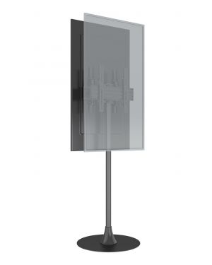 Single Pole Floorbase Round 32''''- 65'' B2B VESA 400