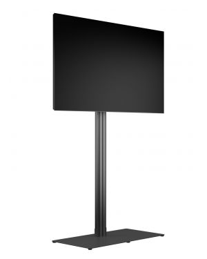 Public Display Stand 210 HD Single with Floorbase [zwart]