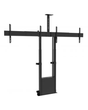 Motorized Floormount Dual Screen incl cabinet & cam-shelf