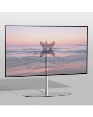 Floormount ORBIT Stainless steel 100 cm VESA 300x300